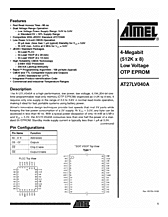 DataSheet AT27LV040A pdf